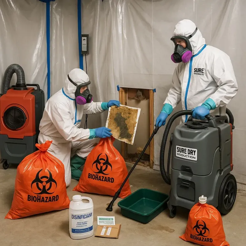 Contaminated Water Handling Protocols process in Bamberg County, SC